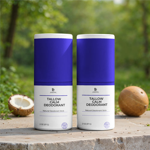 2 Pack Natural Tallow Deodorant Stick