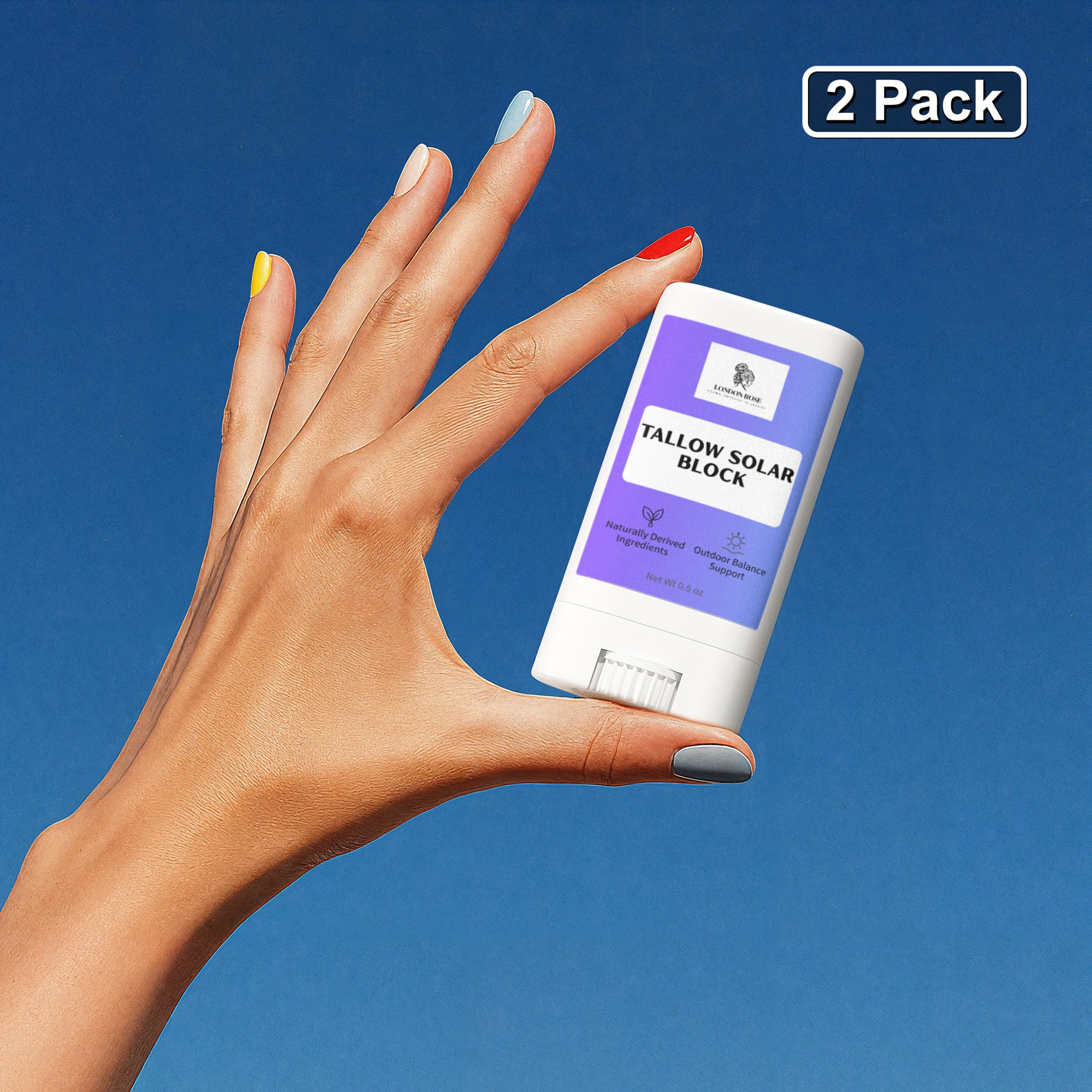 2 Pack Tallow Zinc Sun Stick