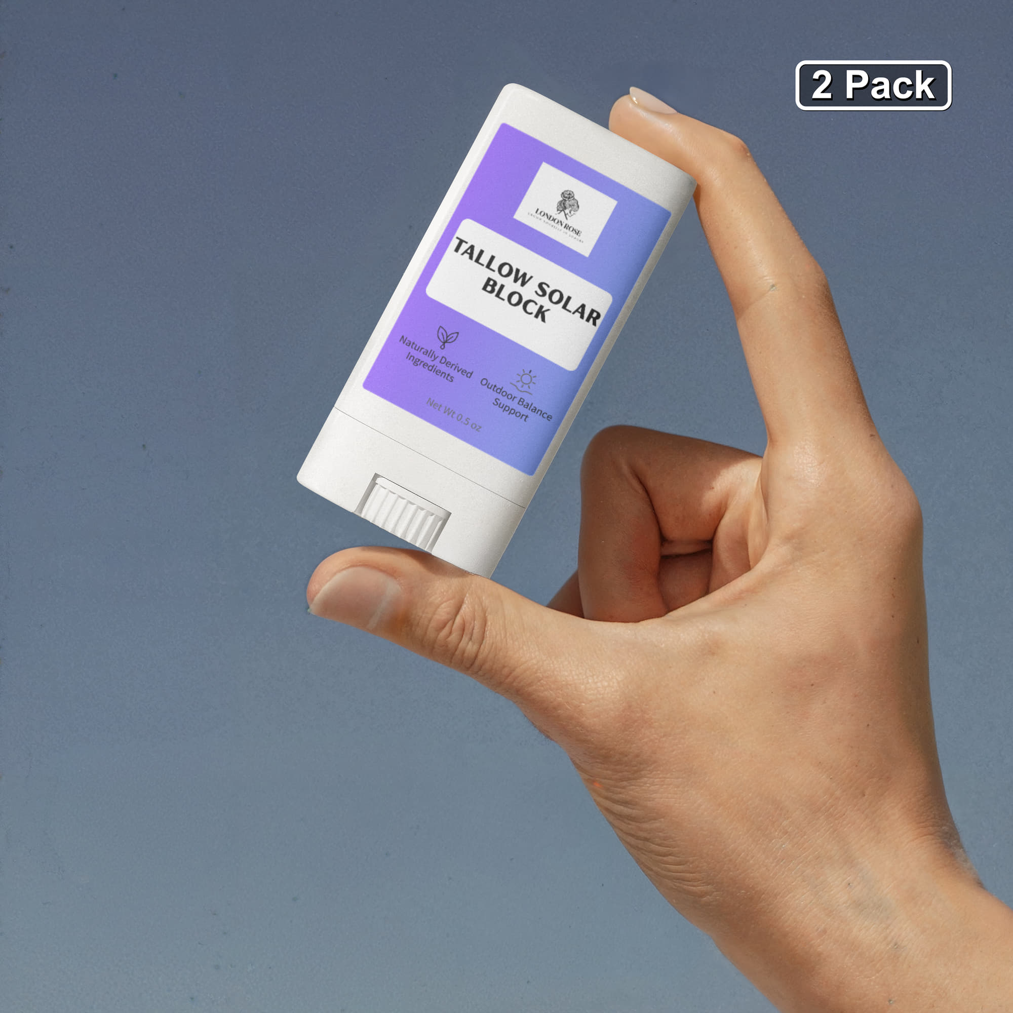 2 Pack Tallow Zinc Sun Stick