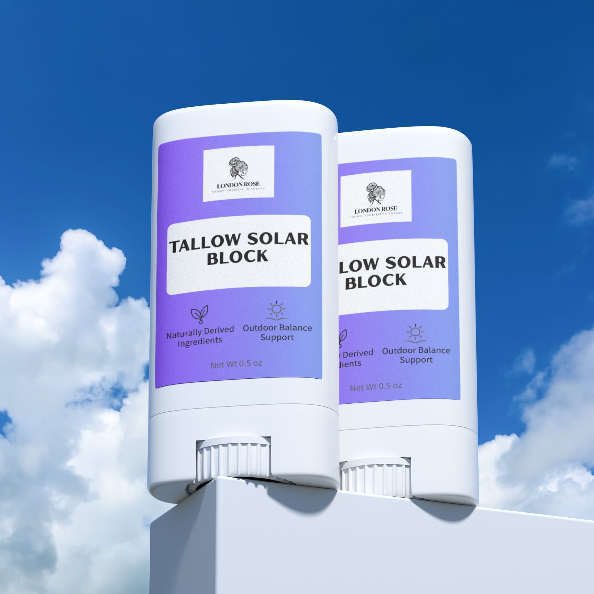 2 Pack Tallow Zinc Sun Stick