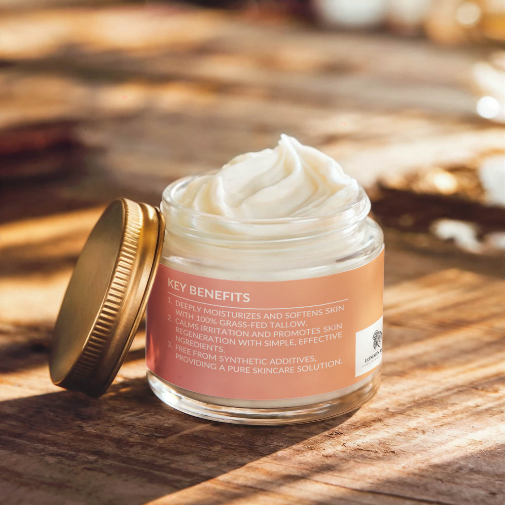 Whipped Grass-Fed Tallow Balm with Vanilla Bean