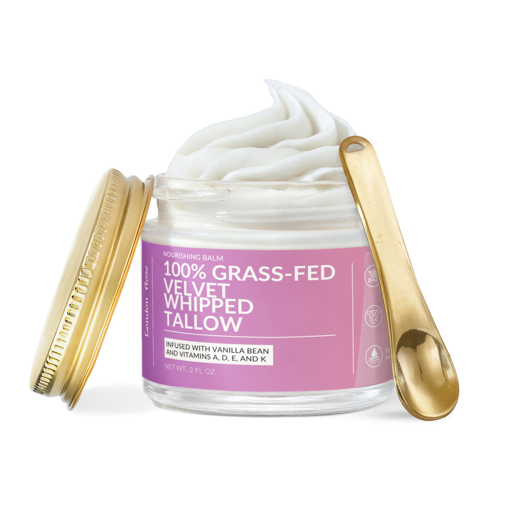 Whipped Grass-Fed Tallow Balm with Vanilla Bean