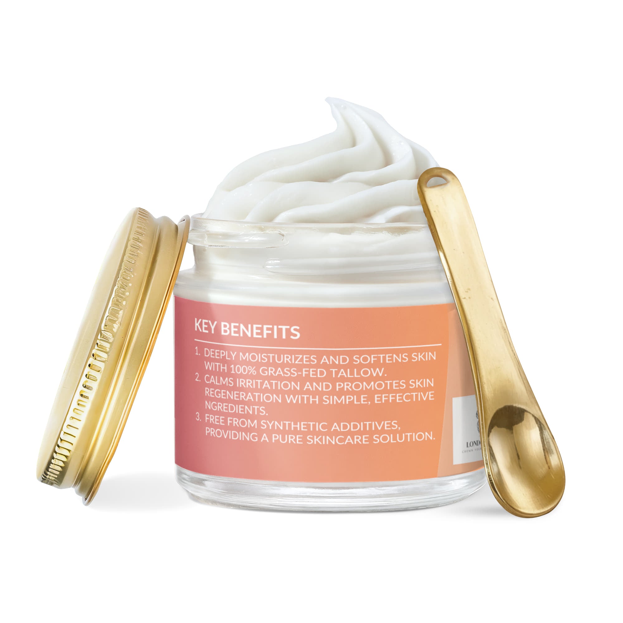 Whipped Grass-Fed Tallow Balm with Vanilla Bean